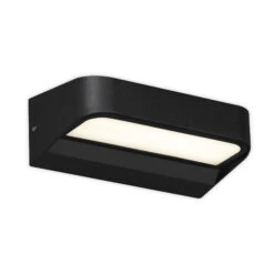 LED Außenleuchte 14,2 Cm 8W 900lm Schwarz
