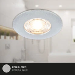 3er Set LED Einbauleuchte, 6,5 Cm, 3,6W, 350lm Chrom-matt -Briloner Store 08d5f504ecd2c91597d1a63f621f2109