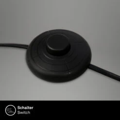 Stehleuchte, 127 Cm, 1x E27, Max. 10W, Schwarz -Briloner Store 0c443dc0988a7b3c61ce62f801e3f3d7