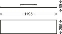 CCT LED Panel, 119,5 Cm, 38 W, Weiß -Briloner Store 0da0d69437a93043a0f4ab81896dd5ef