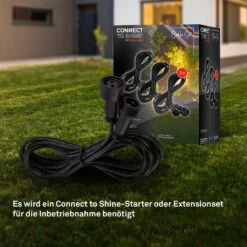 CONNECT TO SHINE 3er Set Kabelverlängerungen, Je 2m, IP67 -Briloner Store 0df9c201ee947daa54aa8bbea43ebec9