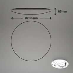 LED Deckenleuchte, Ø 28 Cm, 12W, 1300lm, Weiß 11 LED Deckenleuchte, Ø 28 Cm, 12W, 1300lm, Weiß -Briloner Store 0f61a8159fd3de65dc1d63b5e9c94db9