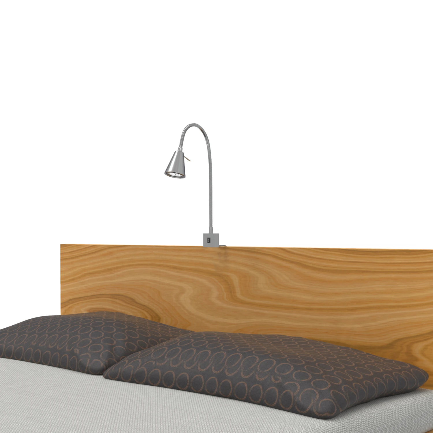 Flexible Wandleuchte 40,3 Cm 1xGU10 5W 400lm Matt-nickel 2 Flexible Wandleuchte 40,3 Cm 1xGU10 5W 400lm Matt-nickel – Bild 2