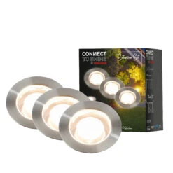 CONNECT TO SHINE Erweiterungsset Tilia Mit 3er Set LED Bodeneinbaustrahler, IP67 12 CONNECT TO SHINE Erweiterungsset Tilia Mit 3er Set LED Bodeneinbaustrahler, IP67 -Briloner Store 10c9cc34326b99a318c878f1bb8f3de7