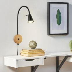 Wandleuchte, 1x GU10, 4,8W, 400lm, Schwarz -Briloner Store 1ba21a24840a86ed482ae524690de8b7