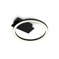 LED Deckenleuchte, 21 Cm, 5W, 500lm, Schwarz