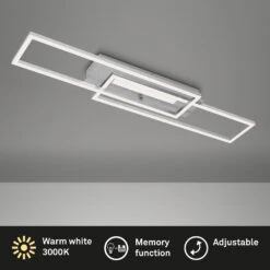 LED Deckenleuchte, 82,7 Cm, 40 W, 4400 Lm, Aluminium -Briloner Store 1d3ae96c9e83e4e6312e52581ff965b4