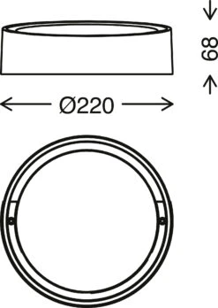 LED Außenleuchte Ø 22 Cm 18W 1500lm Weiß -Briloner Store 2139839308c51abb5660ac548bdefc30