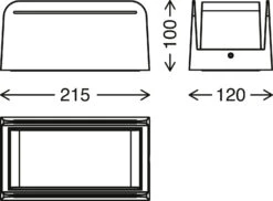 Außenleuchte 21,5 Cm 1x Exkl. E27 12W Schwarz -Briloner Store 22a786fe6b0e5d7ad8685611a1974a4f