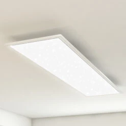 STERNENHIMMEL LED Panel, 119,5 Cm, 3800 LUMEN, 36 WATT, Weiß -Briloner Store 24cf8fd9764aae2ac5aa8905ff5ab2ee