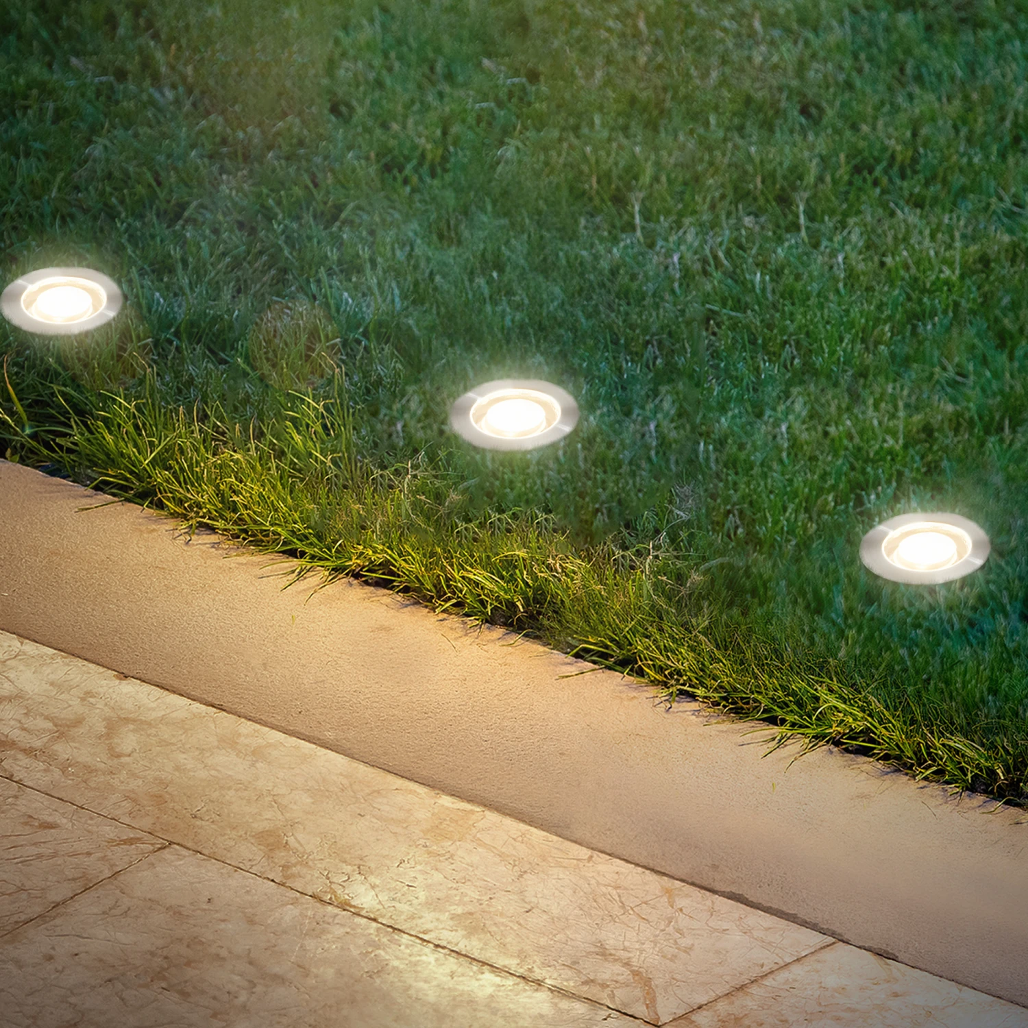 CONNECT TO SHINE Starterset Kebony Mit 3er Set LED Bodeneinbaustrahler, IP67 7 CONNECT TO SHINE Starterset Kebony Mit 3er Set LED Bodeneinbaustrahler, IP67 – Bild 7