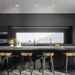 3er Set LED Einbauleuchte, 9 Cm, 3x 4,9W, 480lm, Chrom-matt -Briloner Store 2c546217d6fc0397f08e35e9ede3774a