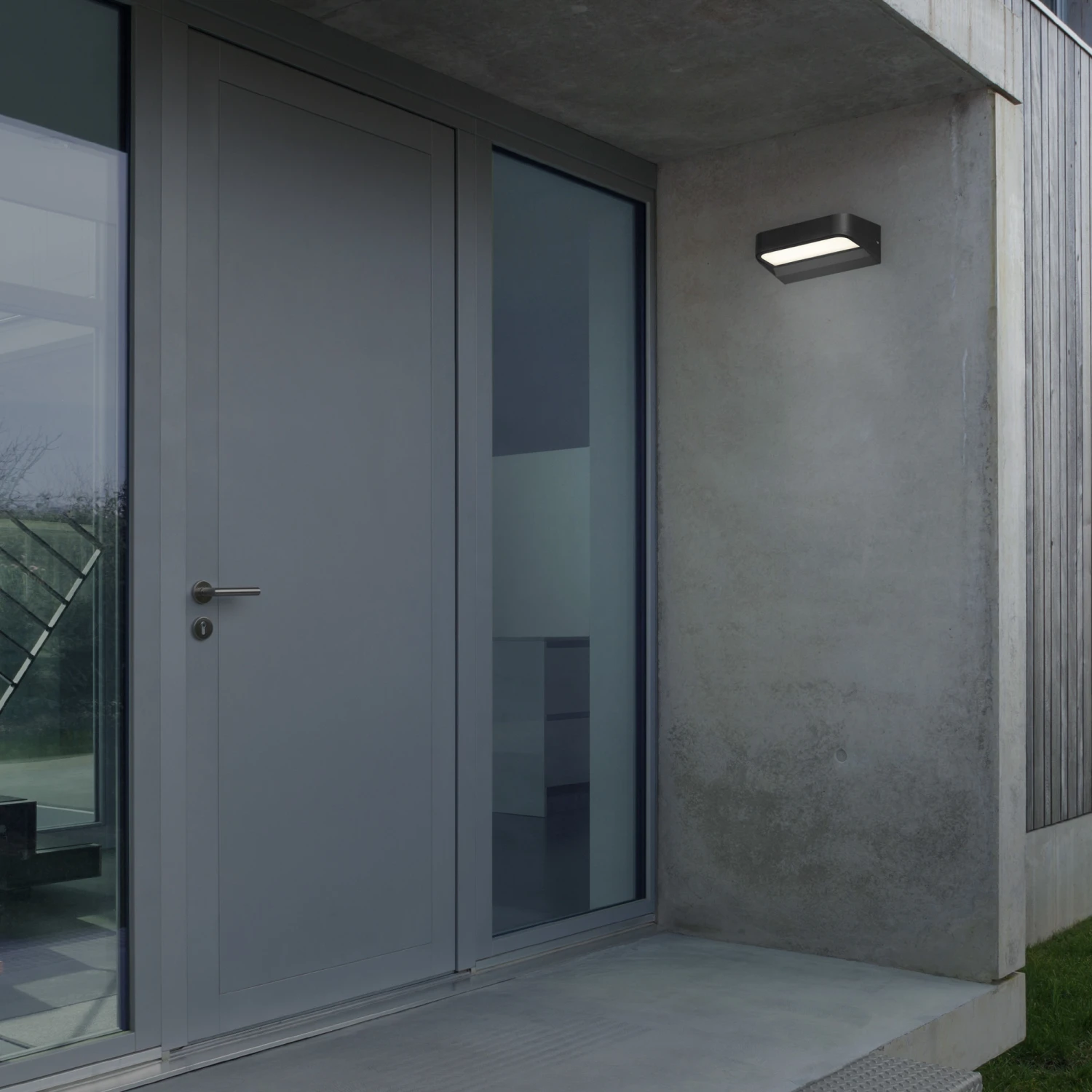 LED Außenleuchte 14,2 Cm 8W 900lm Schwarz 4 LED Außenleuchte 14,2 Cm 8W 900lm Schwarz – Bild 4