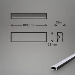 Pimp Your Stripe LED Strip 2m, RGBW Mit FB + Alu-Profil Schwarz -Briloner Store 31fcf8fb7f58d7a5ca4f987271ef6c78