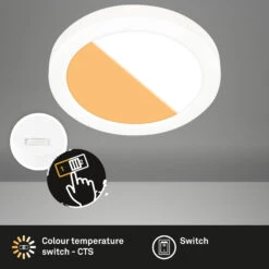 CTS Einbauleuchte, 17 Cm, 12W, 1190lm, Weiß