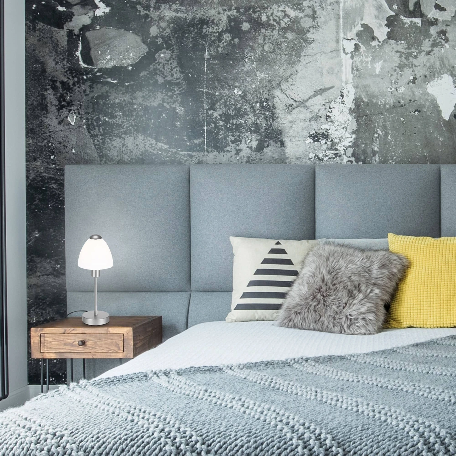 Tischleuchte, 32 Cm, Max. 25 W, Silber 5 Tischleuchte, 32 Cm, Max. 25 W, Silber – Bild 5