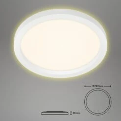 LED Deckenleuchte, Ø 29,7 Cm, 18 W, Weiß -Briloner Store 3abac39120139bac9998911e1cee05f1