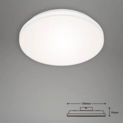 FRAMELESS LED Panel, Ø 30 Cm, 1600 LUMEN, 12 WATT, Weiß 9 FRAMELESS LED Panel, Ø 30 Cm, 1600 LUMEN, 12 WATT, Weiß -Briloner Store 3e02a10e7d5ccd7101d3a58cc31f55a1