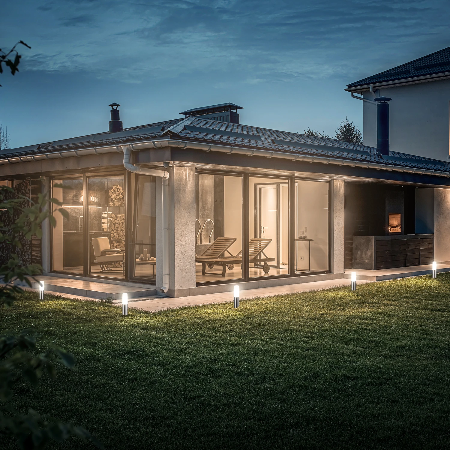 CONNECT TO SHINE Erweiterungsset Junca Mit 3er Set LED Wegeleuchten, IP44 6 CONNECT TO SHINE Erweiterungsset Junca Mit 3er Set LED Wegeleuchten, IP44 – Bild 6