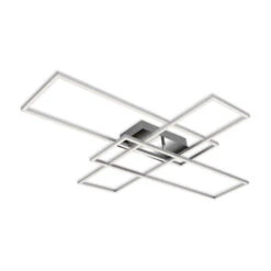 CCT LED Deckenleuchte, 104 Cm, 50 W, Chrom