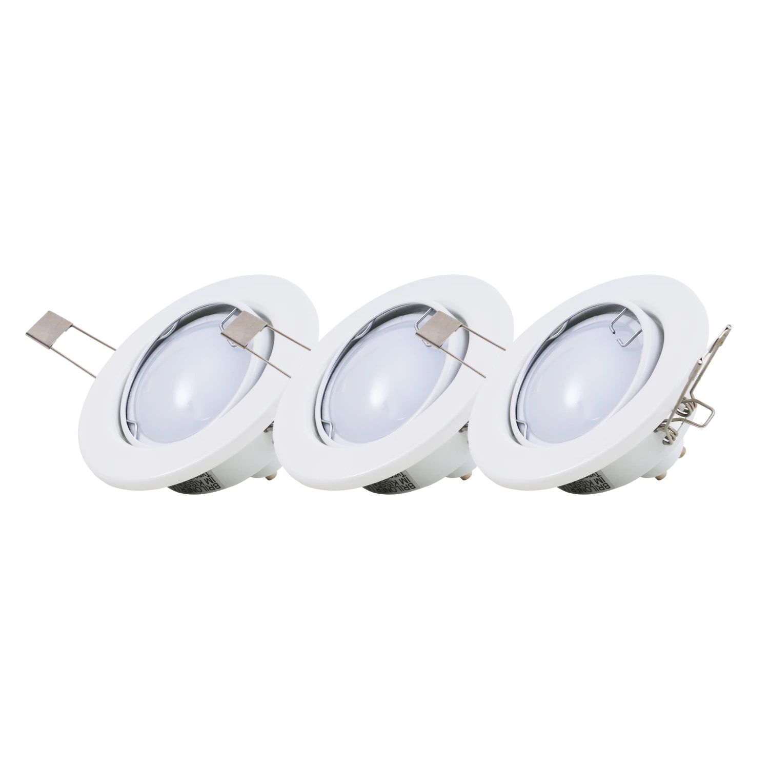 3er-Set Spot Einbauleuchte, Ø 8,6 Cm, 3 W, Weiß 3 3er-Set Spot Einbauleuchte, Ø 8,6 Cm, 3 W, Weiß – Bild 3