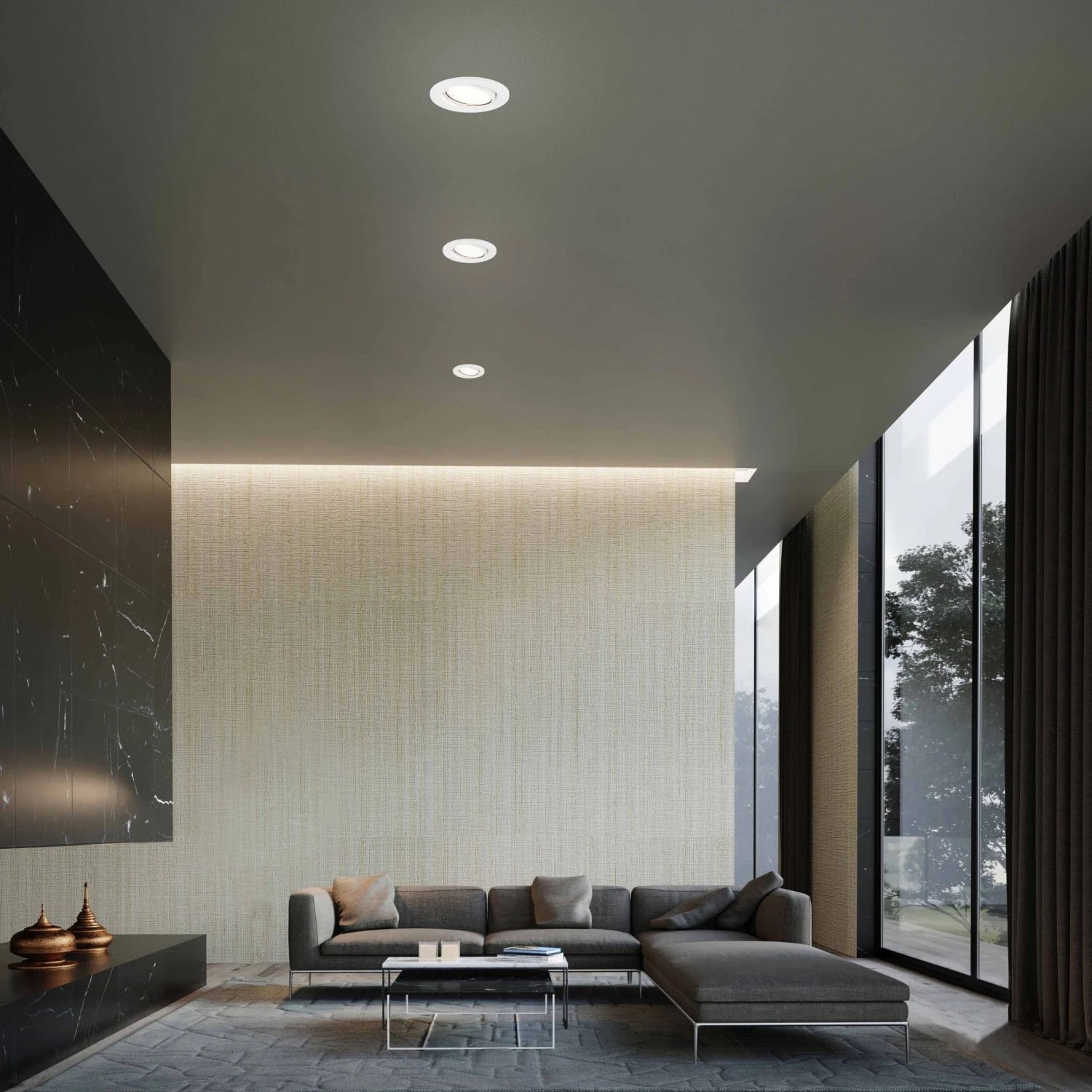 3er-Set Spot Einbauleuchte, Ø 8,6 Cm, 3 W, Weiß 5 3er-Set Spot Einbauleuchte, Ø 8,6 Cm, 3 W, Weiß – Bild 5