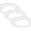 3er Set LED Einbauleuchte, Ø 8,5 Cm, 5 W, Weiß