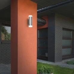 Außenleuchte 19,5 Cm Inkl. 2x GU10 4,7W 400lm Edelstahl -Briloner Store 4513f5f87bd6ac0486ac1bdcf672e41f