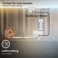 Pimp Your Stripe LED Strip 2m, CCT Mit FB + Alu-Profil Schwarz 17 Pimp Your Stripe LED Strip 2m, CCT Mit FB + Alu-Profil Schwarz -Briloner Store 453a871e516586eaccf80ed8cbe44925