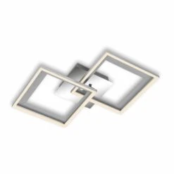 LED Deckenleuchte, 44 Cm, LED-Platine, 22 W, 950 Lm, Alu-chrom