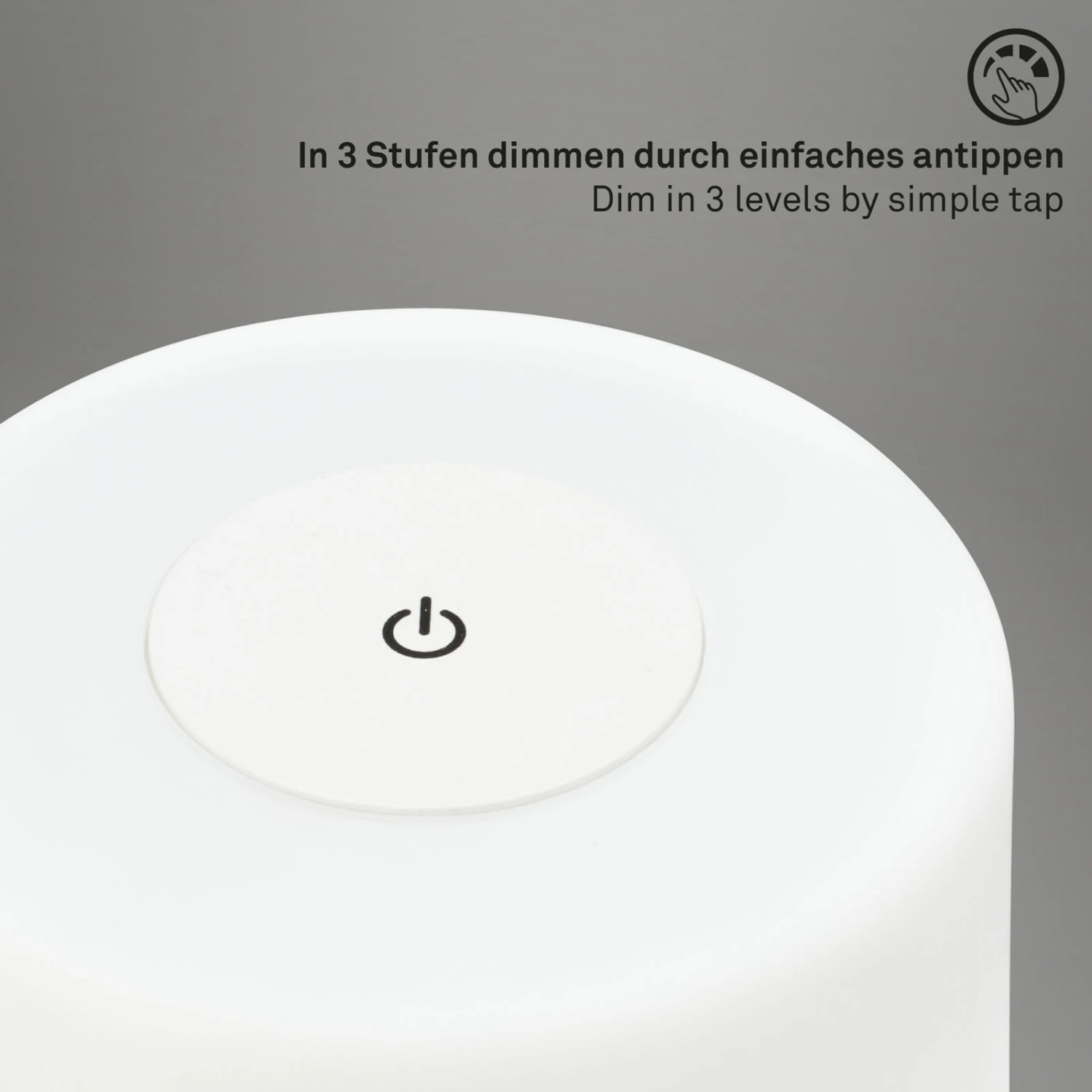 LED Akku-Tischleuchte 35 Cm 4 Watt 300lm Weiß 4 LED Akku-Tischleuchte 35 Cm 4 Watt 300lm Weiß – Bild 4