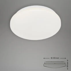 LED Deckenleuchte, Ø 22 Cm, 10 W, Weiß 7 LED Deckenleuchte, Ø 22 Cm, 10 W, Weiß -Briloner Store 49fb92a396a9974804e7fa06ce786ed3
