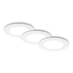 CCT LED Einbauleuchten-Set, Ø9,2 Cm, 3x LED, 4,8 W, 450 Lm, Weiß -Briloner Store 4a8c3e1a35f8227b7b9b08988944a5fe