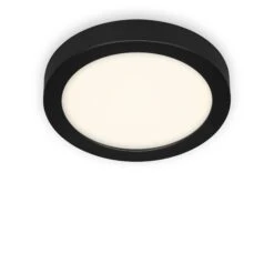 LED Deckenleuchte, Ø 22,5 Cm, 16,5 W, Schwarz