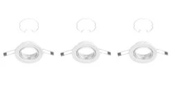 Briloner Store 53 3er Set Einbauleuchte, Ø 8,6 Cm, Weiß