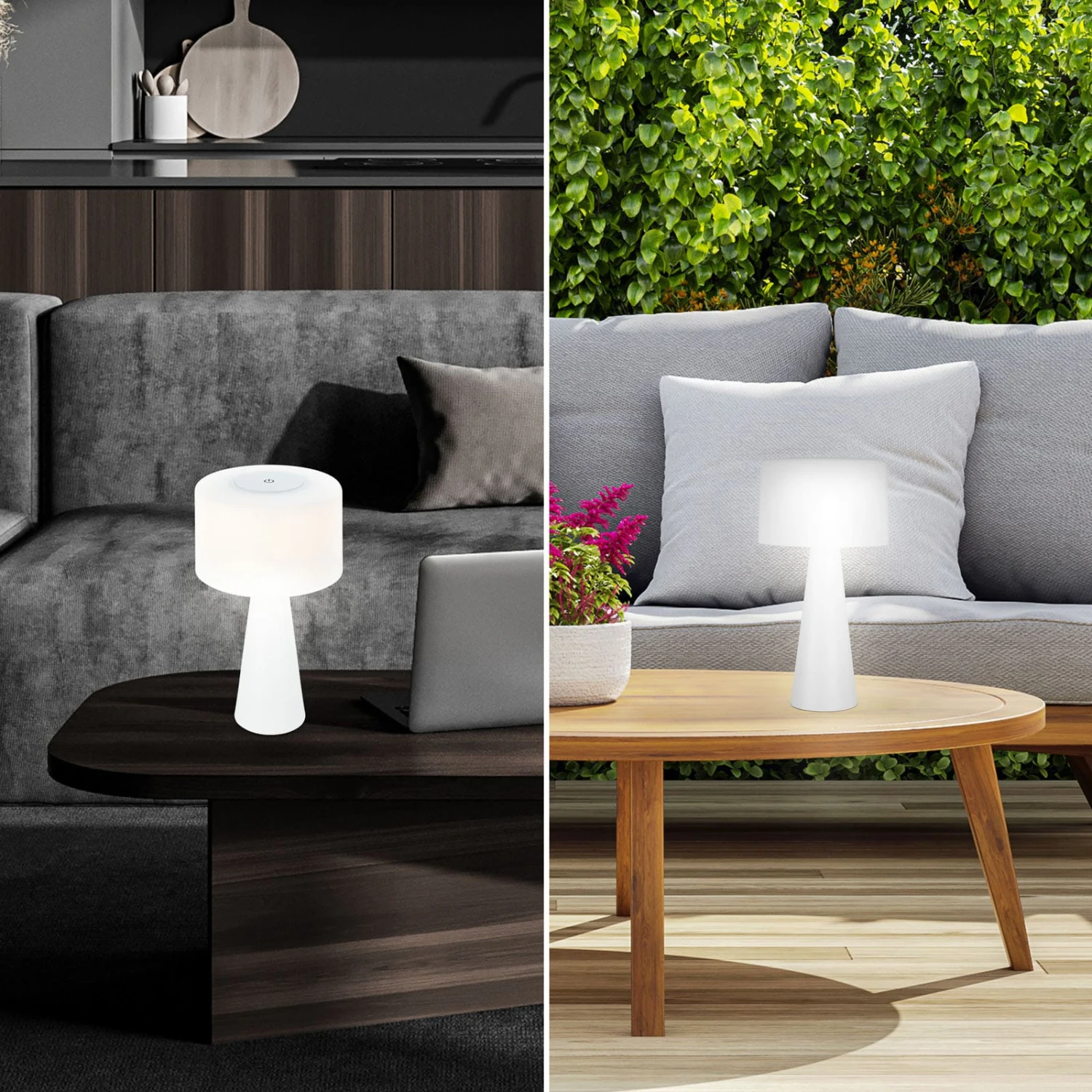 LED Akku-Tischleuchte 35 Cm 4 Watt 300lm Weiß 7 LED Akku-Tischleuchte 35 Cm 4 Watt 300lm Weiß – Bild 7