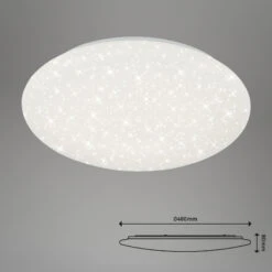 STERNENHIMMEL LED Deckenleuchte, Ø 48 Cm, 24 W, Weiß -Briloner Store 4e4b5abfa04bb3437920b803d1eab889