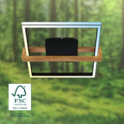 CCT Deckenleuchte, 49 Cm, 40W, 4000lm, Schwarz -Briloner Store 50e8d906dccf2e8b52a67d9fdd5528cb