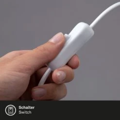 Tischleuchte, Ø 10 Cm, Max. 10 W, Weiß -Briloner Store 5457da2e744d83e23c5bf2d5d89554fa