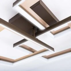 CCT LED Deckenleuchte, 75,2 Cm, 40 W, 5100 Lm, Gold-Braun -Briloner Store 54c77e813a8b098b801d4ec330267650