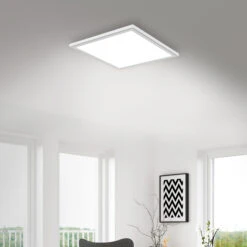 Briloner Simple LED Deckenleuchte, LED Panel Flach, Eckig, 44,5x44,5 Cm, Weiß -Briloner Store 5560ce15dc2e9f539d844dd50140850f
