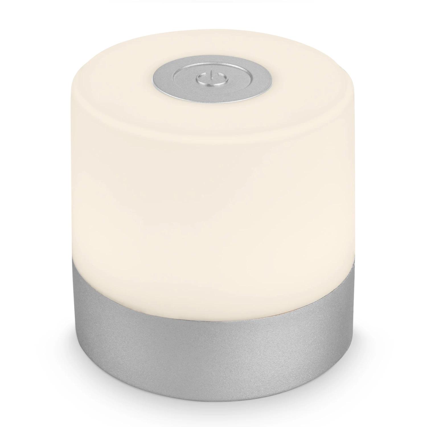 LED Akku-Tischleuchte, 7 Cm, USB-C, 2W, 150lm, Chrom-matt 1 LED Akku-Tischleuchte, 7 Cm, USB-C, 2W, 150lm, Chrom-matt