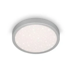 LED Außenleuchte, Ø28 Cm, LED-Platine, 2000 Lm, 18,5 W, Silber