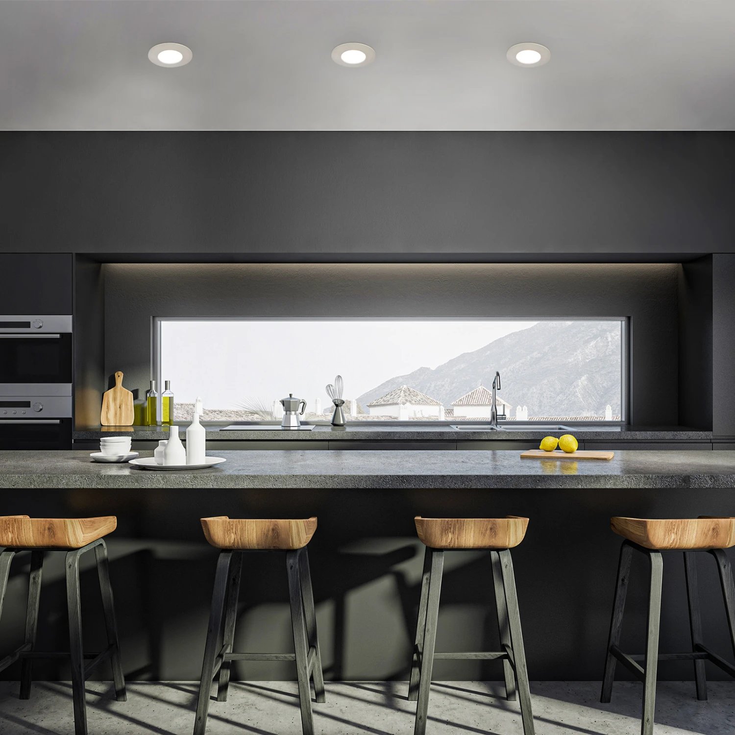 3er Set CTS Einbauleuchte, 9 Cm, 4,9W, 580lm Matt-nickel 3 3er Set CTS Einbauleuchte, 9 Cm, 4,9W, 580lm Matt-nickel – Bild 3