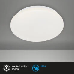 LED Deckenleuchte, Ø 22 Cm, 10 W, Weiß 9 LED Deckenleuchte, Ø 22 Cm, 10 W, Weiß -Briloner Store 5d6825235d732afbb5f4acd269df4ab6