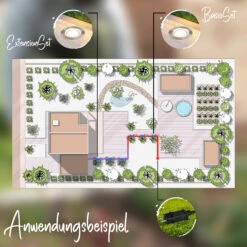 CONNECT TO SHINE Starterset Kebony Mit 3er Set LED Bodeneinbaustrahler, IP67 19 CONNECT TO SHINE Starterset Kebony Mit 3er Set LED Bodeneinbaustrahler, IP67 -Briloner Store 5ee7f281dd32cfa72d9e8299990d634d