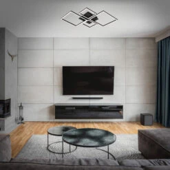 LED Frame 75 Cm 2x48W 4000lm Schwarz -Briloner Store 633a642119f4df80e8586440628d0dac