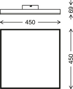 CCT LED Panel, 45 Cm, 24 W, Weiß -Briloner Store 6896b4c7ac04034adefd6bc4a115f2fd