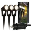 CONNECT TO SHINE Starterset Lilis Mit 3er Set LED Gartenstrahler, IP65