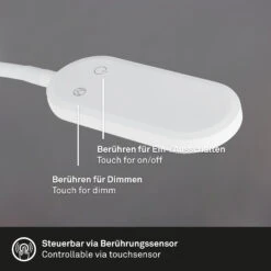 Wandleuchte, 52 Cm, 6W, 650lm, Weiß -Briloner Store 6fa3a3b3a6855cd00be7ac28e2bae866